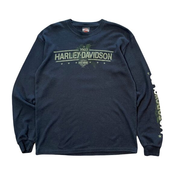 Harley Davidson Las Vegas Thermal Longsleeve Shirt M - Picture 1 of 6